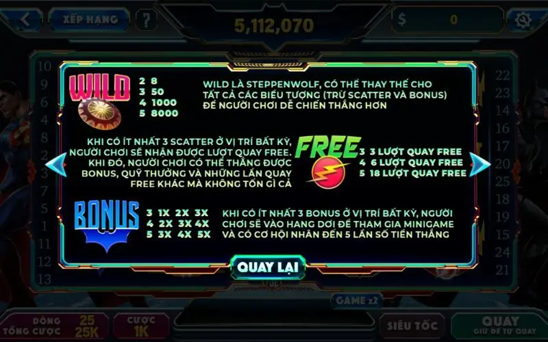 Justice League 789Club: Nổ hũ khủng cùng siêu anh hùng