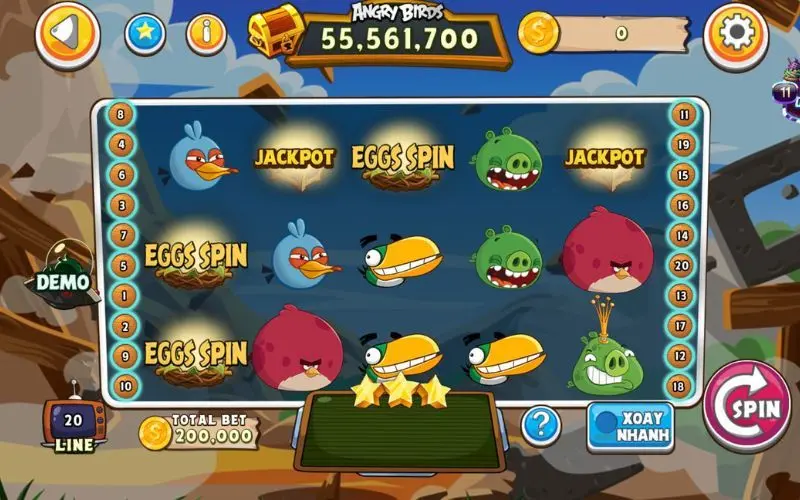 Angry Birds Slot 789Club: Game nổ hũ đầy màu sắc và dễ chơi 2 Angry Birds Slot 789Club: Game nổ hũ đầy màu sắc và dễ chơi